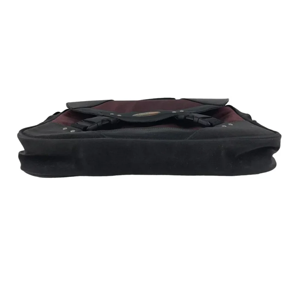 Mobile Edge Unisex Adult Black Burgundy‎ Bring It On Inner Pockets Messenger Bag